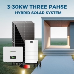 سیستم ذخیره انرژی خورشیدی هیبریدی سقف خانه Sunway 3-30kw